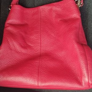 Pink coach purse